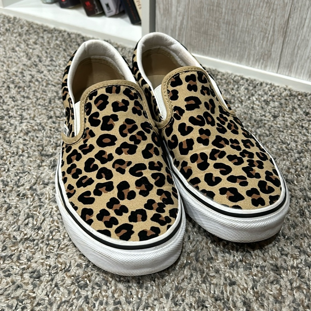 Cheetah print vans
